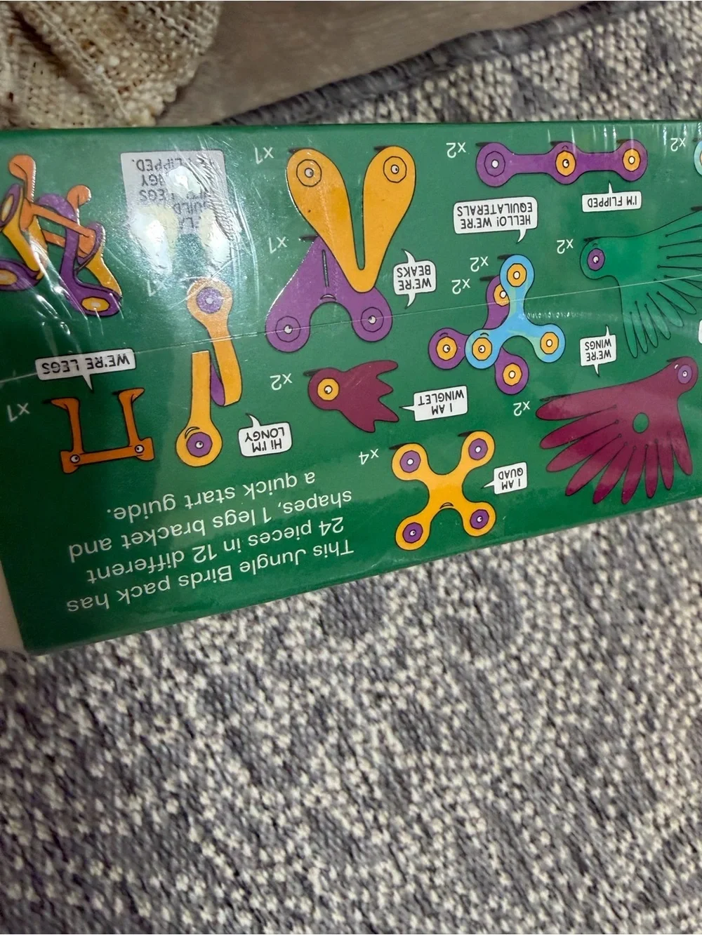 New Clixo Tropical Birds Pack Magnetic STEAM Building Toy Set Custom Wing-Flap